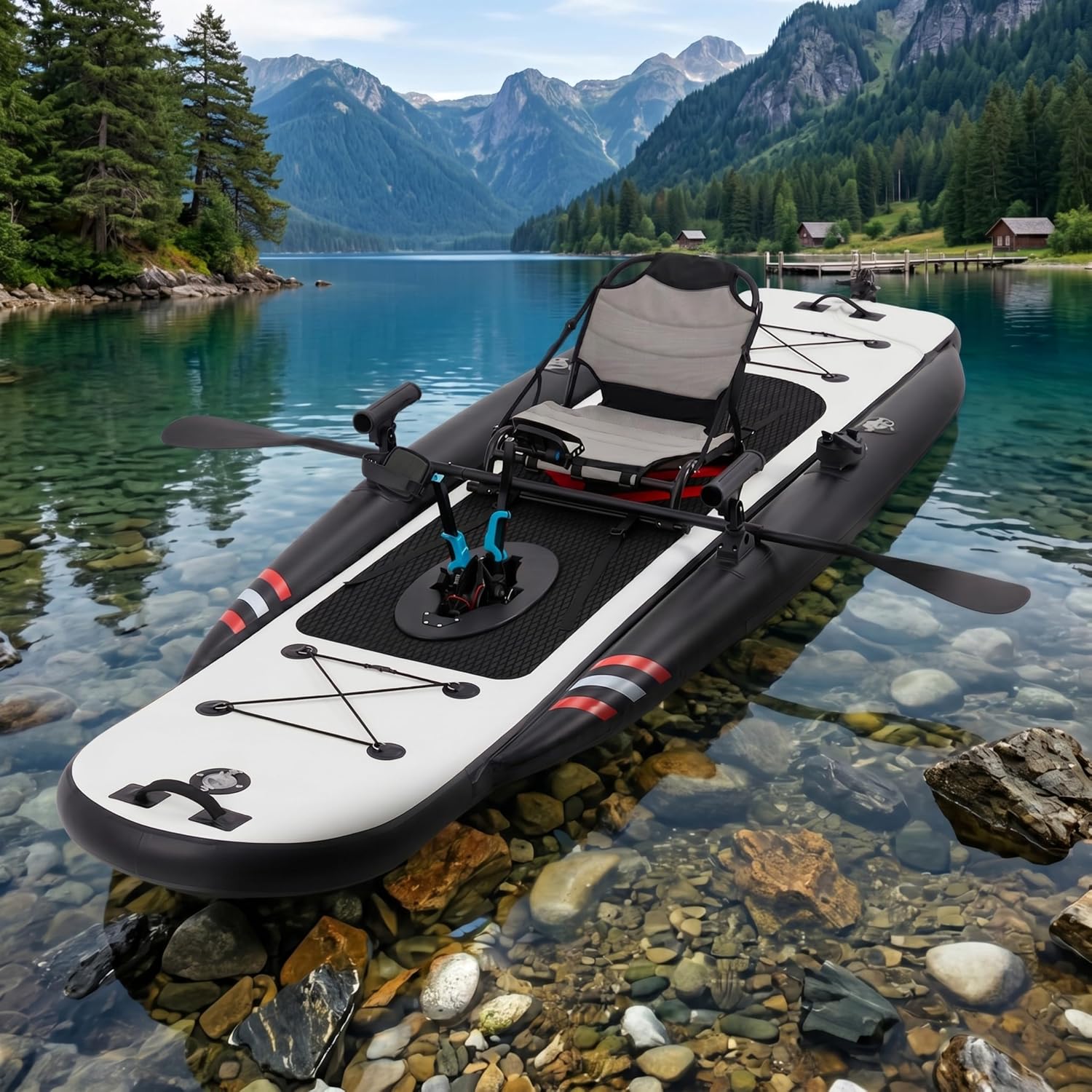 Fishing Kayak Inflatable - Надувная рыбацкая байдарка из ПВХ премиум-класса,