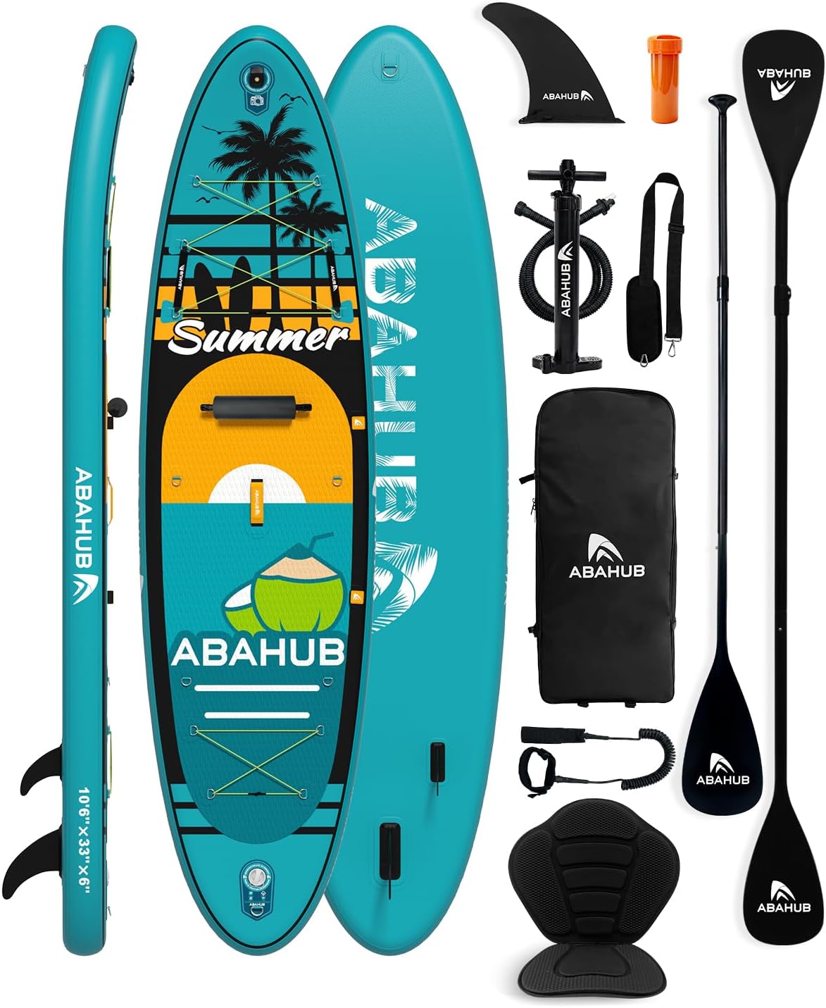 Fishing Kayak Inflatable - Широкая надувная доска для сап-серфинга (10,6