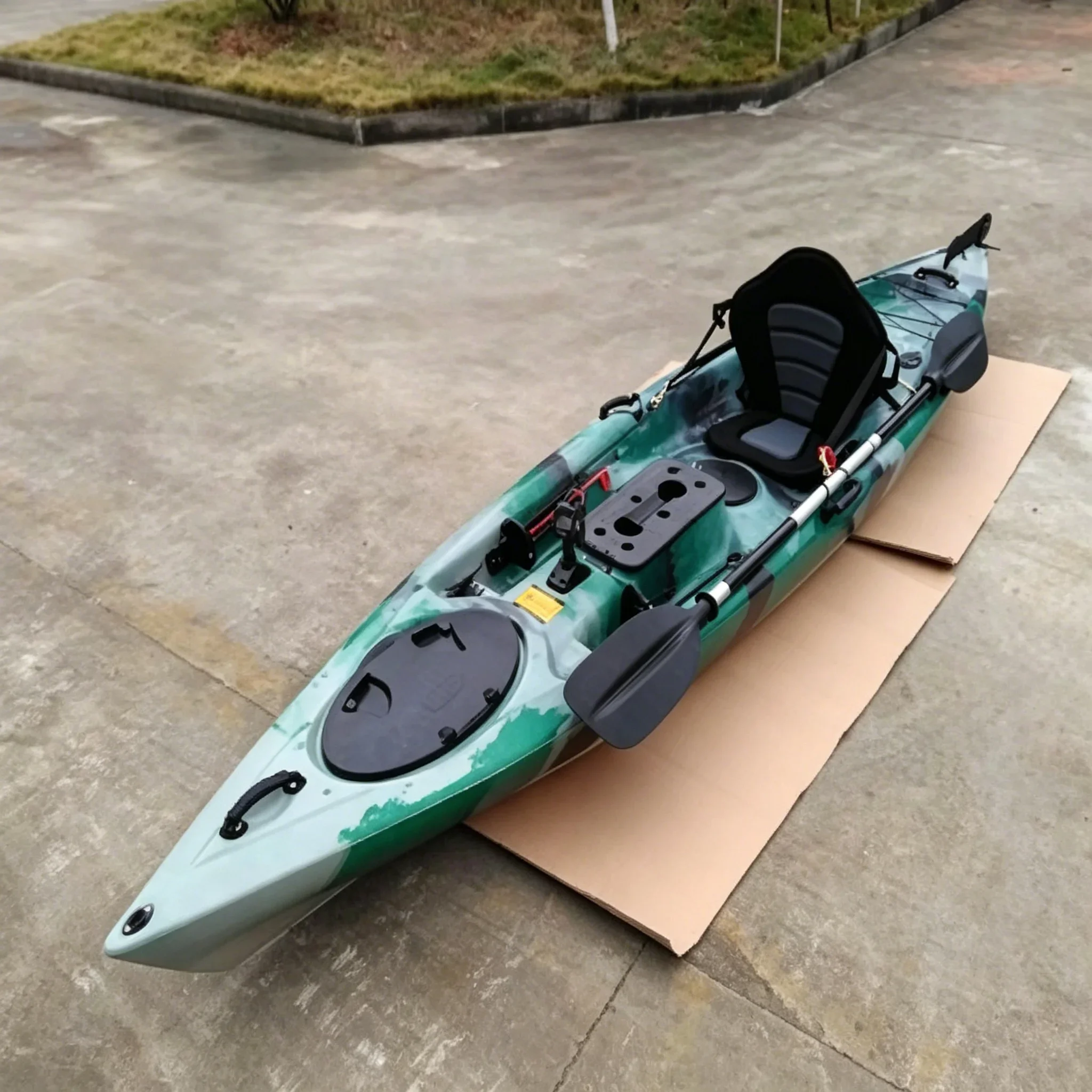 Одноместный рыболовный каяк из – обзор и цена Fishing Kayak Pedal Drive